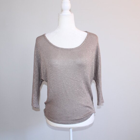 Mauve Pullover Knit Sweater Sz S - Picture 1 of 10